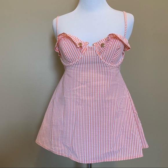 VS Sexy Little Things Seersucker Sailor Lingerie - Picture 11 of 14